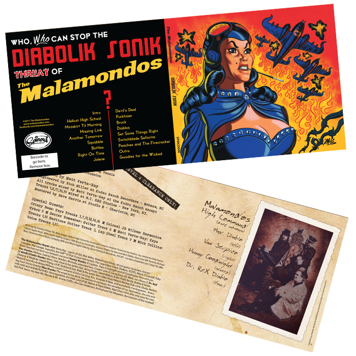 Diabolik Sonik CD Packaging
